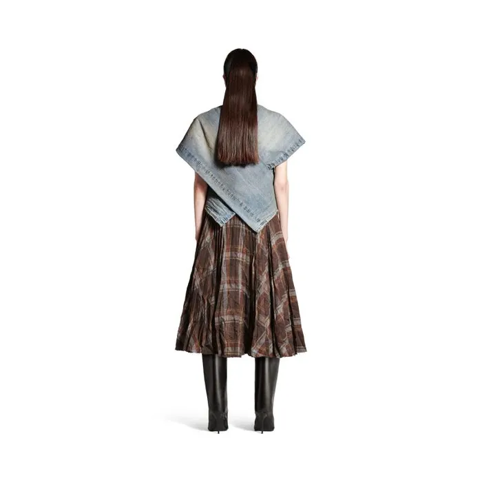 Balenciaga Dresses and Skirts Women Women039s Creased Pleated Skirt In Brown Brown Balenciaga Dresses and Skirts Women Women039s Creased Pleated Skirt In Brown Brown