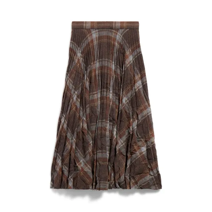 Balenciaga Dresses and Skirts Women Women039s Creased Pleated Skirt In Brown Brown Balenciaga Dresses and Skirts Women Women039s Creased Pleated Skirt In Brown Brown