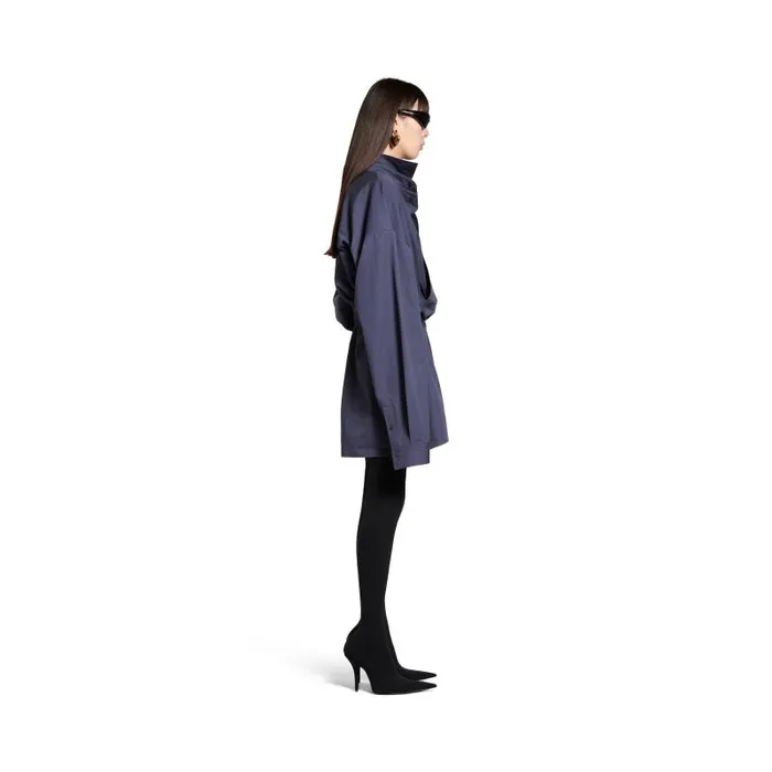 Balenciaga Dresses and Skirts Women Women039s Shirt Mini Dress In Faded Blue Faded Blue Balenciaga Dresses and Skirts Women Women039s Shirt Mini Dress In Faded Blue Faded Blue