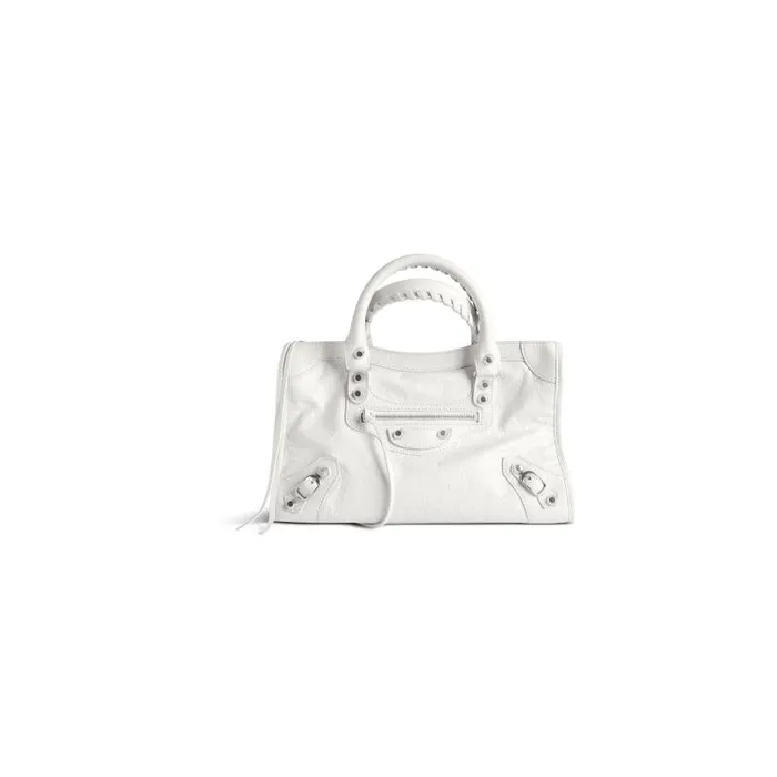 Balenciaga Handbags WomenMen Le City Small Bag In White White