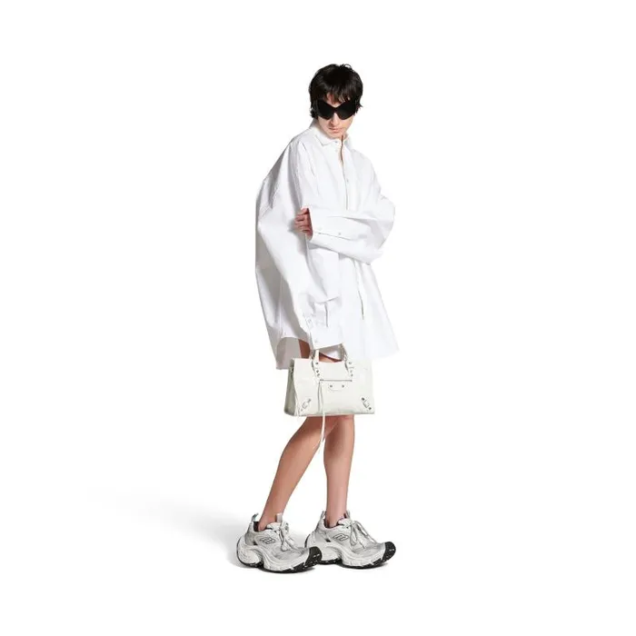 Balenciaga Handbags WomenMen Le City Small Bag In White White Balenciaga Handbags WomenMen Le City Small Bag In White White
