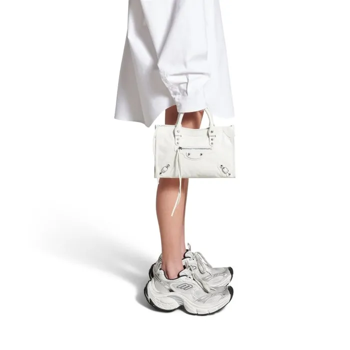 Balenciaga Handbags WomenMen Le City Small Bag In White White Balenciaga Handbags WomenMen Le City Small Bag In White White