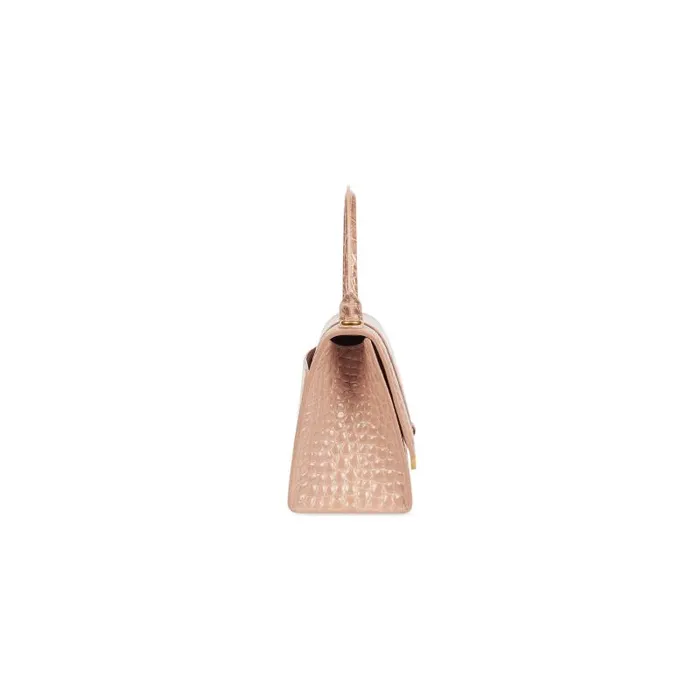 Balenciaga Handbags Women Women039s Hourglass Small Handbag Crocodile Embossed In Nude Nude Balenciaga Handbags Women Women039s Hourglass Small Handbag Crocodile Embossed In Nude Nude