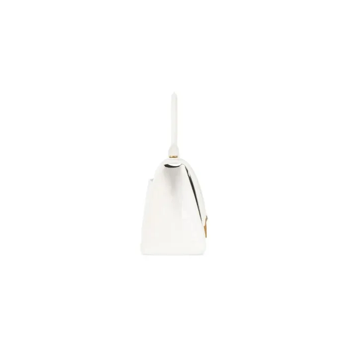 Balenciaga Handbags Women Women039s Hourglass Small Handbag Crocodile Embossed In White White Balenciaga Handbags Women Women039s Hourglass Small Handbag Crocodile Embossed In White White