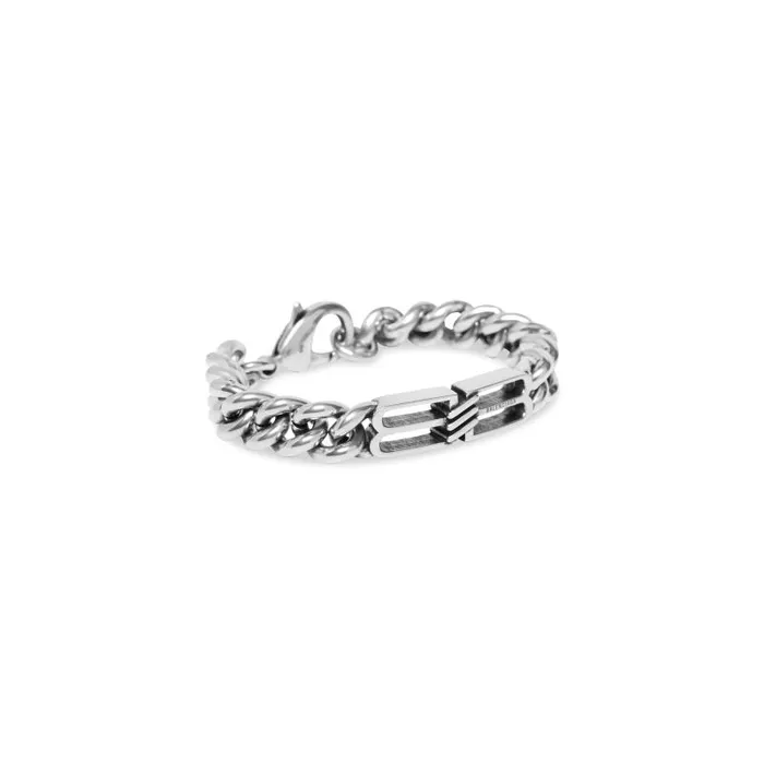 Balenciaga Jewelry WomenMen Bb Icon Gourmette Bracelet In Antique Silver Antique Silver Balenciaga Jewelry WomenMen Bb Icon Gourmette Bracelet In Antique Silver Antique Silver