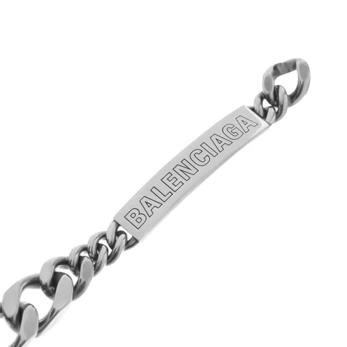 Balenciaga Jewelry WomenMen Plate Twist Bracelet In Antique Silver Antique Silver Balenciaga Jewelry WomenMen Plate Twist Bracelet In Antique Silver Antique Silver