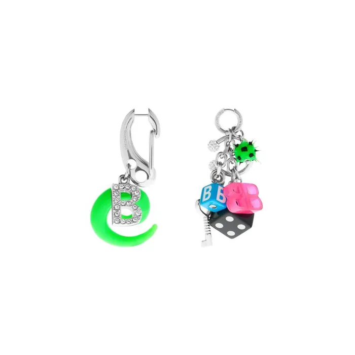 Balenciaga Jewelry Women Women039s Pigalle Collector Earring In Silvermulticolor Silvermulticolor Balenciaga Jewelry Women Women039s Pigalle Collector Earring In Silvermulticolor Silvermulticolor