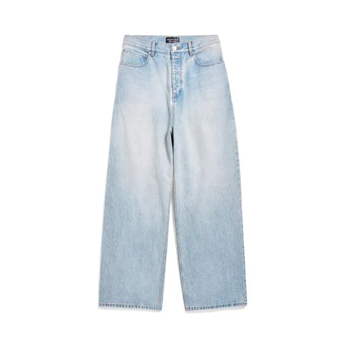 Balenciaga Pants WomenMen Baggy Pants In Light Blue Light Blue Balenciaga Pants WomenMen Baggy Pants In Light Blue Light Blue