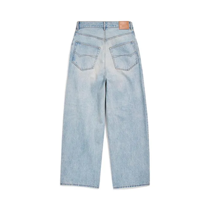 Balenciaga Pants WomenMen Baggy Pants In Light Blue Light Blue Balenciaga Pants WomenMen Baggy Pants In Light Blue Light Blue