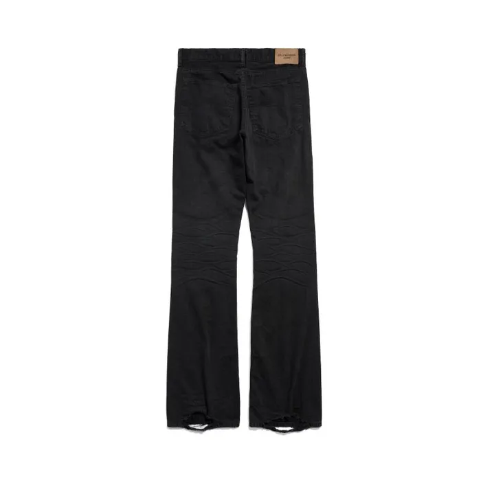 Balenciaga Pants WomenMen Low Waist Straight Pants In Black Black Balenciaga Pants WomenMen Low Waist Straight Pants In Black Black
