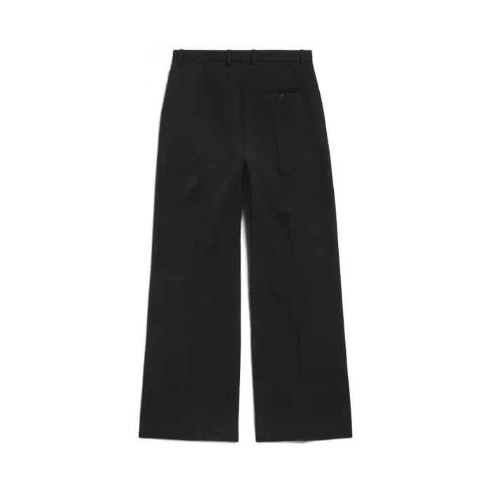 Balenciaga Pants WomenMen Regular Fit Tailored Pants In Black Black Balenciaga Pants WomenMen Regular Fit Tailored Pants In Black Black