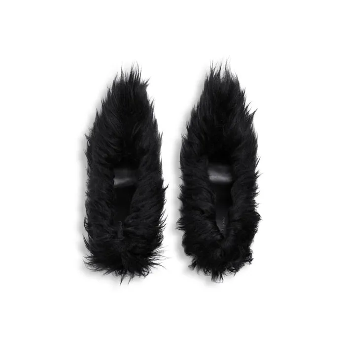 Balenciaga Pumps and Heels Women Women039s Flex Fur 110mm Pump In Black Black Balenciaga Pumps and Heels Women Women039s Flex Fur 110mm Pump In Black Black