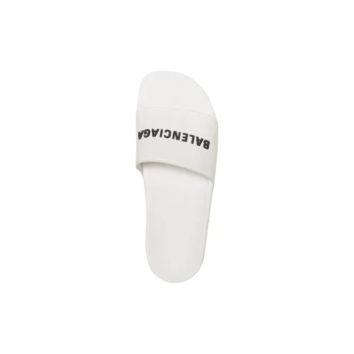 Balenciaga Sandals and Mules Men Men039s Pool Slide Sandal In White Black White Black Balenciaga Sandals and Mules Men Men039s Pool Slide Sandal In White Black White Black