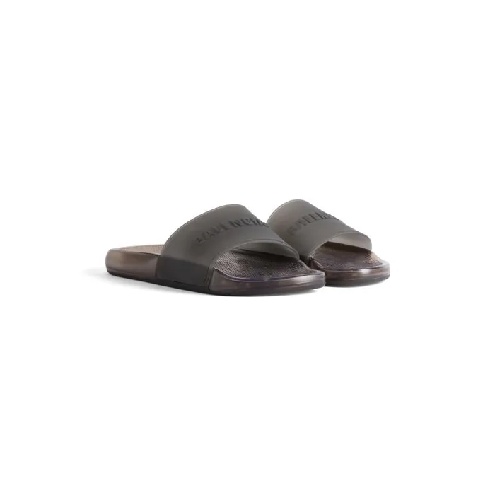 Balenciaga Sandals and Mules Men Men039s Pool Transparent Slide Sandal In Black Black Balenciaga Sandals and Mules Men Men039s Pool Transparent Slide Sandal In Black Black