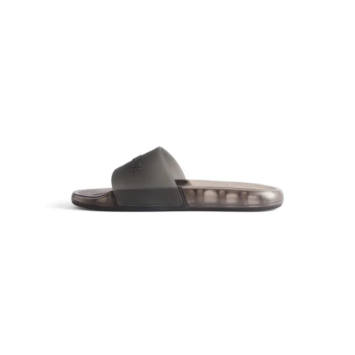 Balenciaga Sandals and Mules Men Men039s Pool Transparent Slide Sandal In Black Black Balenciaga Sandals and Mules Men Men039s Pool Transparent Slide Sandal In Black Black