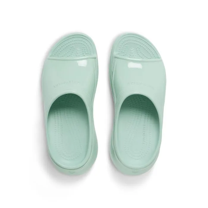 Balenciaga Sandals and Mules Women Women039s Pool Crocs Slide Sandal In Blue Blue Balenciaga Sandals and Mules Women Women039s Pool Crocs Slide Sandal In Blue Blue