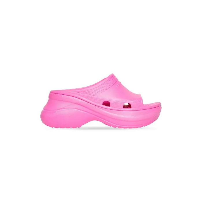 Balenciaga Sandals and Mules Women Women039s Pool Crocs Slide Sandal In Pink Pink Balenciaga Sandals and Mules Women Women039s Pool Crocs Slide Sandal In Pink Pink