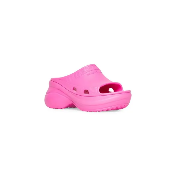 Balenciaga Sandals and Mules Women Women039s Pool Crocs Slide Sandal In Pink Pink Balenciaga Sandals and Mules Women Women039s Pool Crocs Slide Sandal In Pink Pink