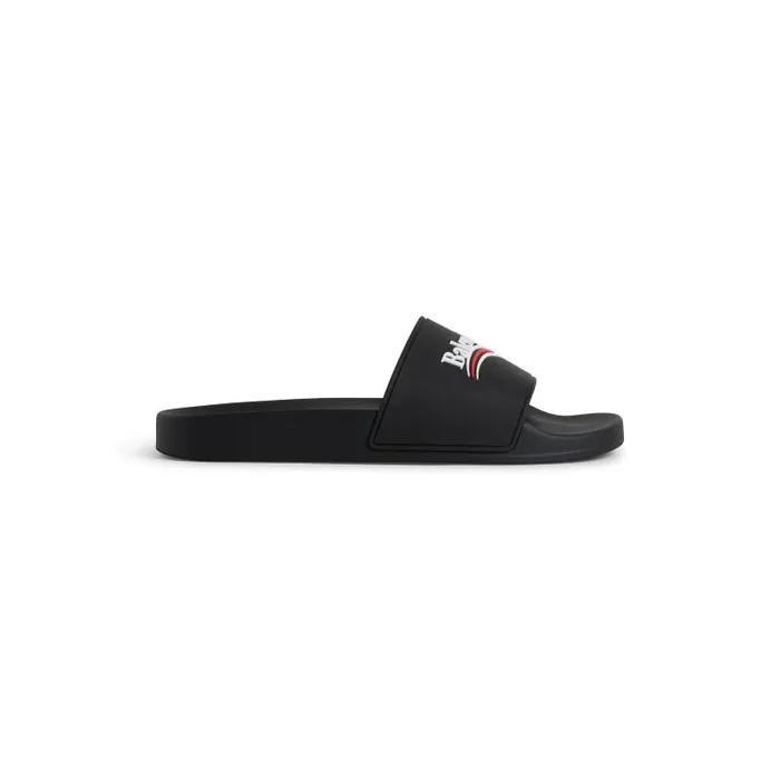 Balenciaga Sandals and Mules Women Women039s Pool Slide Sandal In Black Black Balenciaga Sandals and Mules Women Women039s Pool Slide Sandal In Black Black