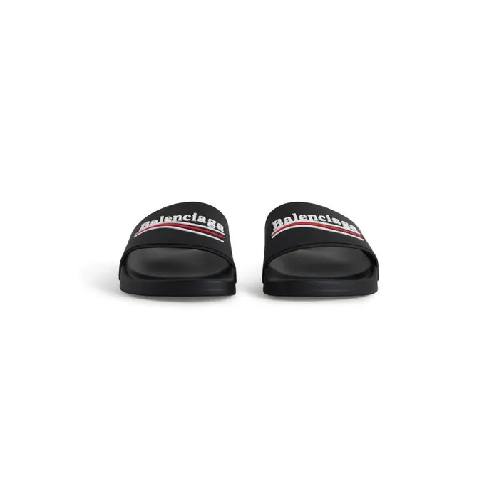 Balenciaga Sandals and Mules Women Women039s Pool Slide Sandal In Black Black Balenciaga Sandals and Mules Women Women039s Pool Slide Sandal In Black Black