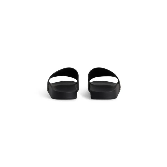 Balenciaga Sandals and Mules Women Women039s Pool Slide Sandal In Black Black Balenciaga Sandals and Mules Women Women039s Pool Slide Sandal In Black Black