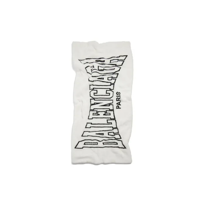 Balenciaga Scarves and Caps Men Men039s Balenciaga Boxing Padded Stola In Whiteblack Whiteblack Balenciaga Scarves and Caps Men Men039s Balenciaga Boxing Padded Stola In Whiteblack Whiteblack