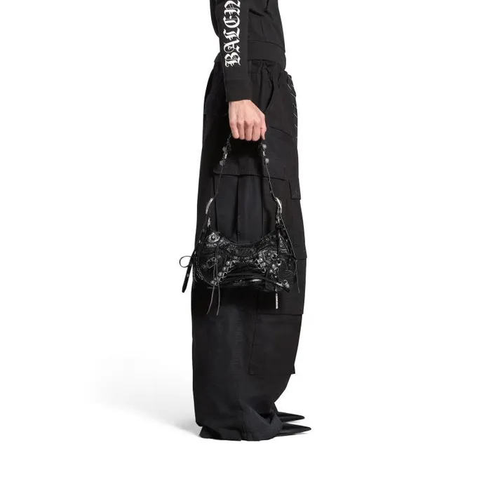 Balenciaga Shoulder Bags Women Women039s Le Cagole Xs Shoulder Bag With Corset In Black Black Balenciaga Shoulder Bags Women Women039s Le Cagole Xs Shoulder Bag With Corset In Black Black