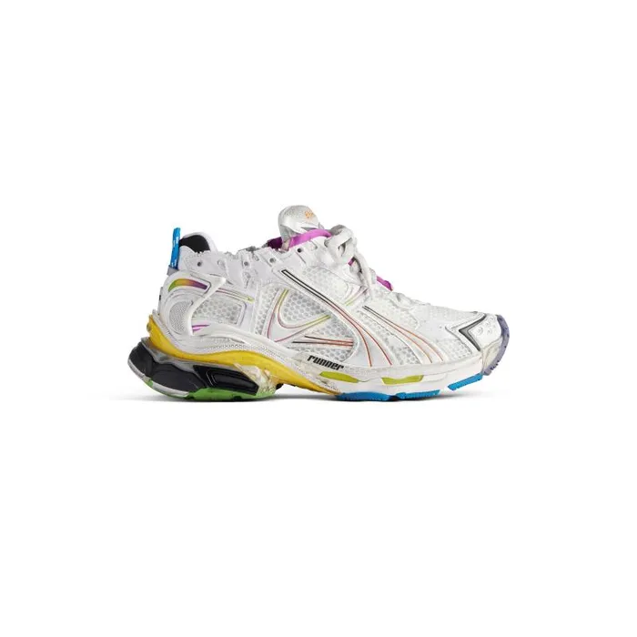 Balenciaga Sneakers Men Men039s Runner Gradient Sneaker In Whitemulticolored Whitemulticolored