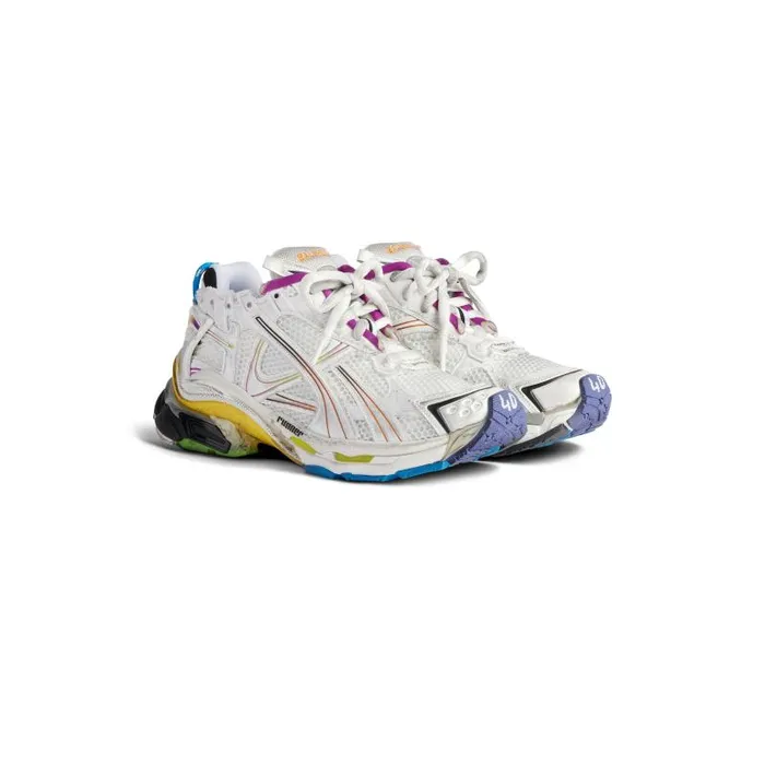 Balenciaga Sneakers Men Men039s Runner Gradient Sneaker In Whitemulticolored Whitemulticolored Balenciaga Sneakers Men Men039s Runner Gradient Sneaker In Whitemulticolored Whitemulticolored