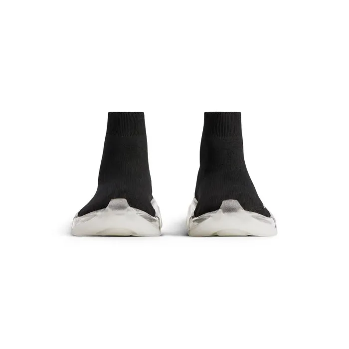Balenciaga Sneakers Men Men039s Speed 20 Full Clear Sole Recycled Knit Sneaker In Black Black Balenciaga Sneakers Men Men039s Speed 20 Full Clear Sole Recycled Knit Sneaker In Black Black