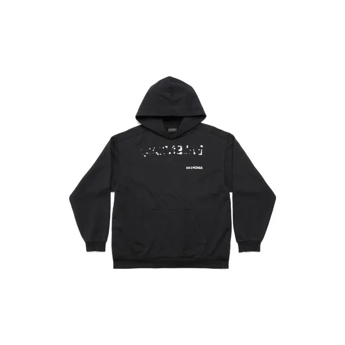 Balenciaga Sweatshirts and Hoodies Men Men039s Handdrawn Balenciaga Hoodie Medium Fit In Black Black Balenciaga Sweatshirts and Hoodies Men Men039s Handdrawn Balenciaga Hoodie Medium Fit In Black Black