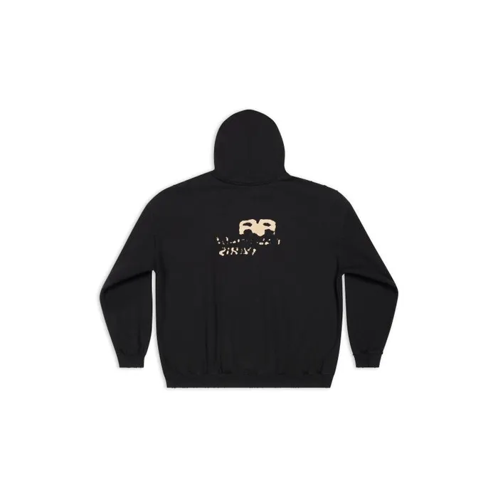Balenciaga Sweatshirts and Hoodies WomenMen Handdrawn Bb Icon Hoodie Large Fit In Black Black Balenciaga Sweatshirts and Hoodies WomenMen Handdrawn Bb Icon Hoodie Large Fit In Black Black