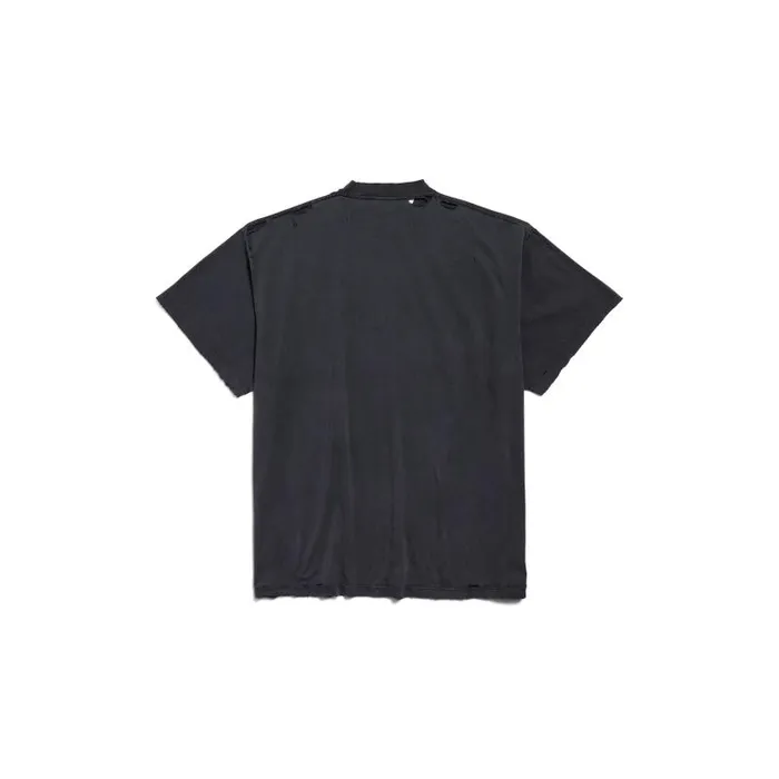 Balenciaga Tshirts Men Men039s 3b Liquefied Tshirt Oversized In Blackgrey Blackgrey Balenciaga Tshirts Men Men039s 3b Liquefied Tshirt Oversized In Blackgrey Blackgrey