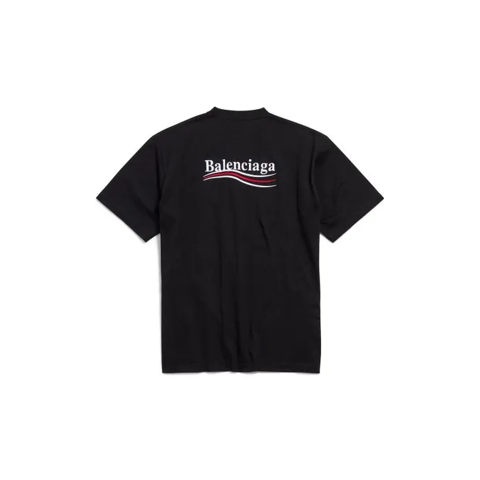 Balenciaga Tshirts Men Men039s Political Campaign Tshirt Large Fit In Black Black Balenciaga Tshirts Men Men039s Political Campaign Tshirt Large Fit In Black Black