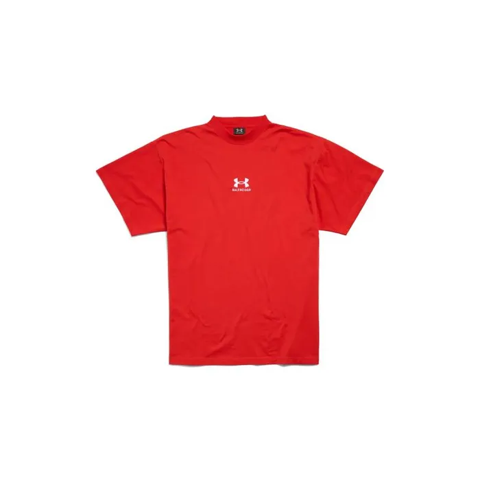 Balenciaga Tshirts Men Men039s Under Armour Tshirt Oversized In Redwhite Redwhite Balenciaga Tshirts Men Men039s Under Armour Tshirt Oversized In Redwhite Redwhite