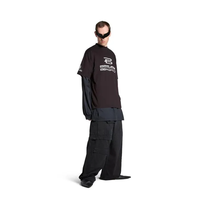 Balenciaga Tshirts WomenMen Ai Generated Tshirt Medium Fit In Black Black