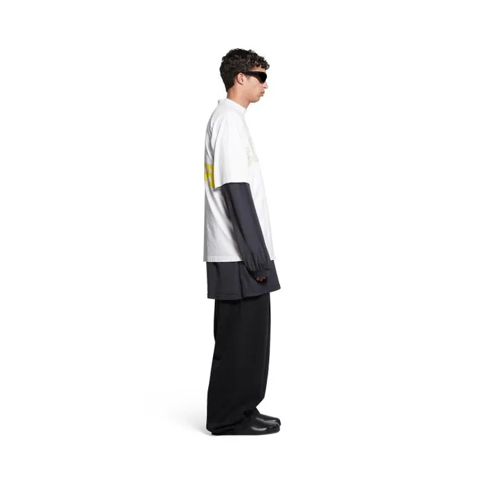 Balenciaga Tshirts WomenMen Tape Type Tshirt Medium Fit In White White Balenciaga Tshirts WomenMen Tape Type Tshirt Medium Fit In White White