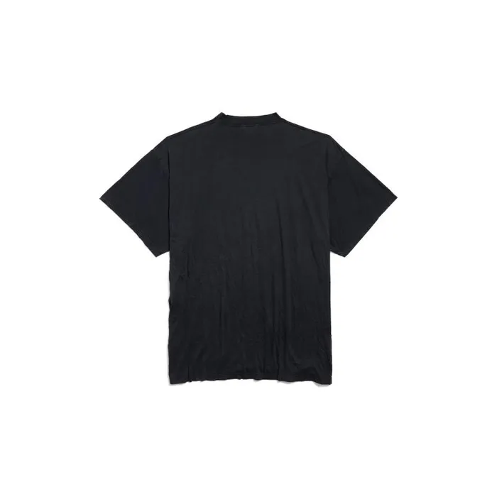 Balenciaga Tshirts WomenMen Women039s Pigalle Tshirt Oversized In Black Faded Black Faded Balenciaga Tshirts WomenMen Women039s Pigalle Tshirt Oversized In Black Faded Black Faded