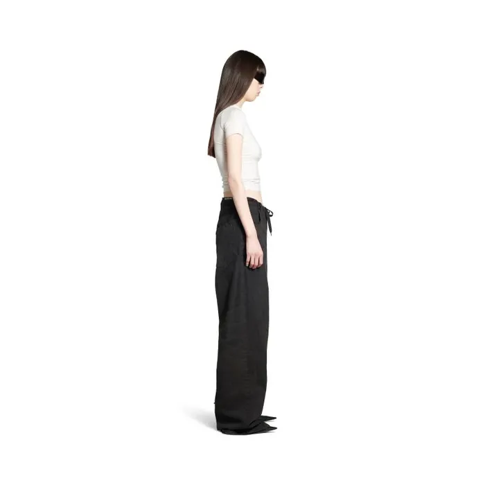 Balenciaga Tshirts Women Women039s Beverly Hills Tshirt Fitted In Off Whiteblack Off Whiteblack Balenciaga Tshirts Women Women039s Beverly Hills Tshirt Fitted In Off Whiteblack Off Whiteblack