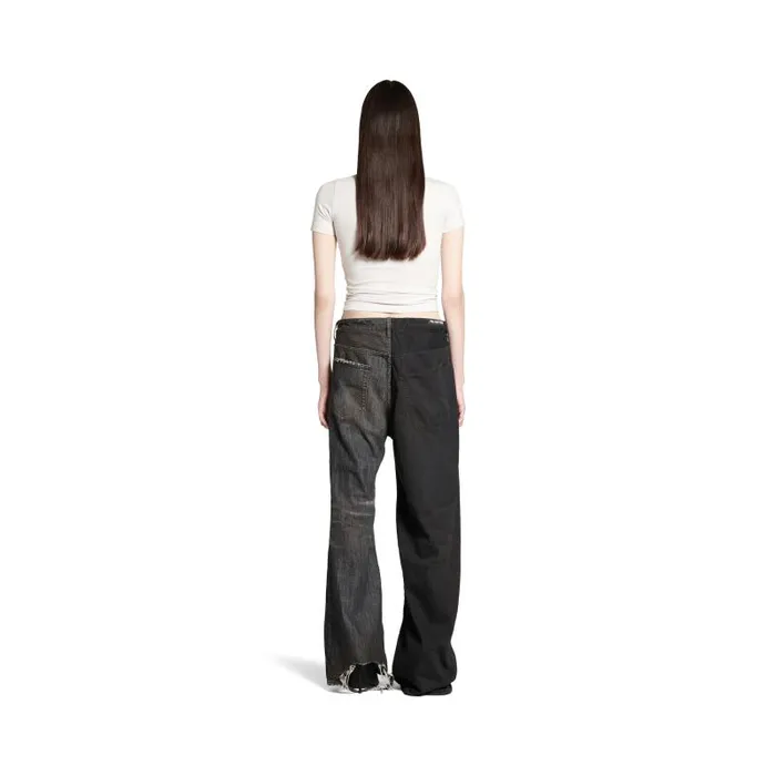 Balenciaga Tshirts Women Women039s Beverly Hills Tshirt Fitted In Off Whiteblack Off Whiteblack Balenciaga Tshirts Women Women039s Beverly Hills Tshirt Fitted In Off Whiteblack Off Whiteblack