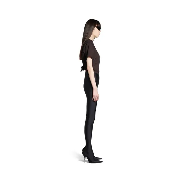 Balenciaga Tshirts Women Women039s Knotted Tshirt Small Fit In Black Black Balenciaga Tshirts Women Women039s Knotted Tshirt Small Fit In Black Black