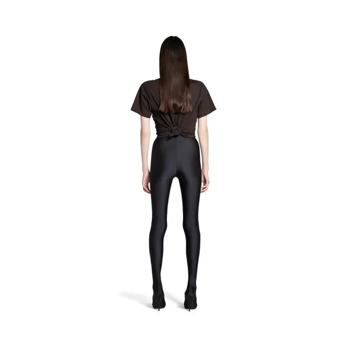 Balenciaga Tshirts Women Women039s Knotted Tshirt Small Fit In Black Black Balenciaga Tshirts Women Women039s Knotted Tshirt Small Fit In Black Black