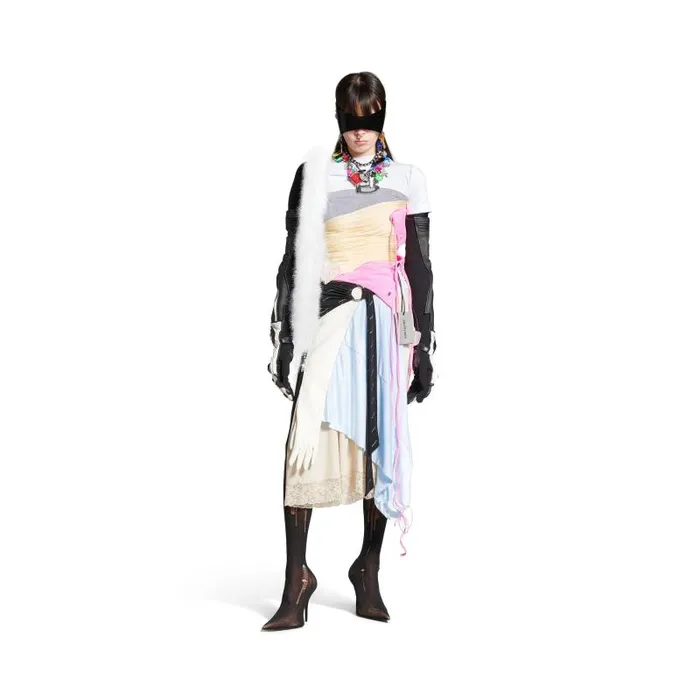 Balenciaga Tops and Shirts Women Women039s Messy Patched Top In Multicolored Multicolored Balenciaga Tops and Shirts Women Women039s Messy Patched Top In Multicolored Multicolored
