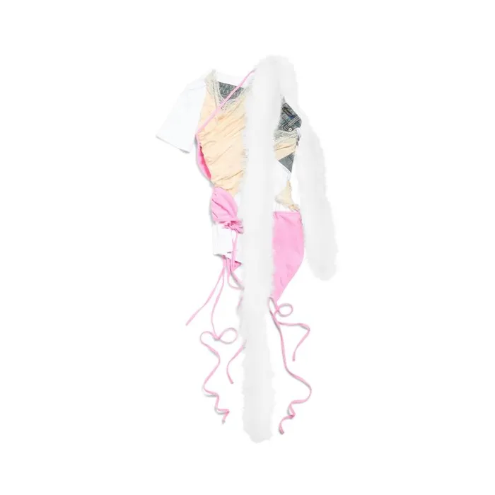 Balenciaga Tops and Shirts Women Women039s Messy Patched Top In Multicolored Multicolored Balenciaga Tops and Shirts Women Women039s Messy Patched Top In Multicolored Multicolored