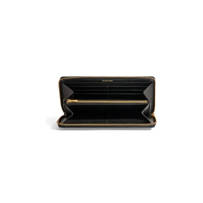 Balenciaga Wallets Women Women039s Crush Continental Wallet Quilted In Black Black Balenciaga Wallets Women Women039s Crush Continental Wallet Quilted In Black Black