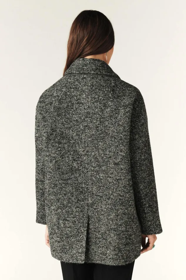 BallShaped Coat Tolsom Gray Women Baandsh Jackets and Coats
