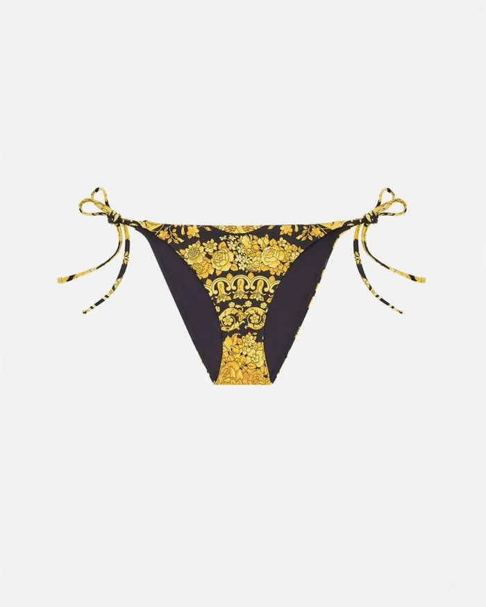 Barocco Bikini Bottoms Print Women Versace Swimwear