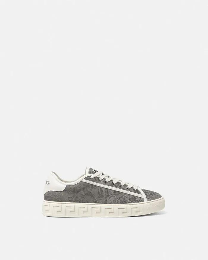 Barocco Greca Sneakers Beige Men Versace Sneakers