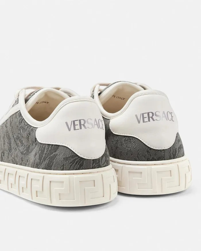 Barocco Greca Sneakers Beige Men Versace Sneakers