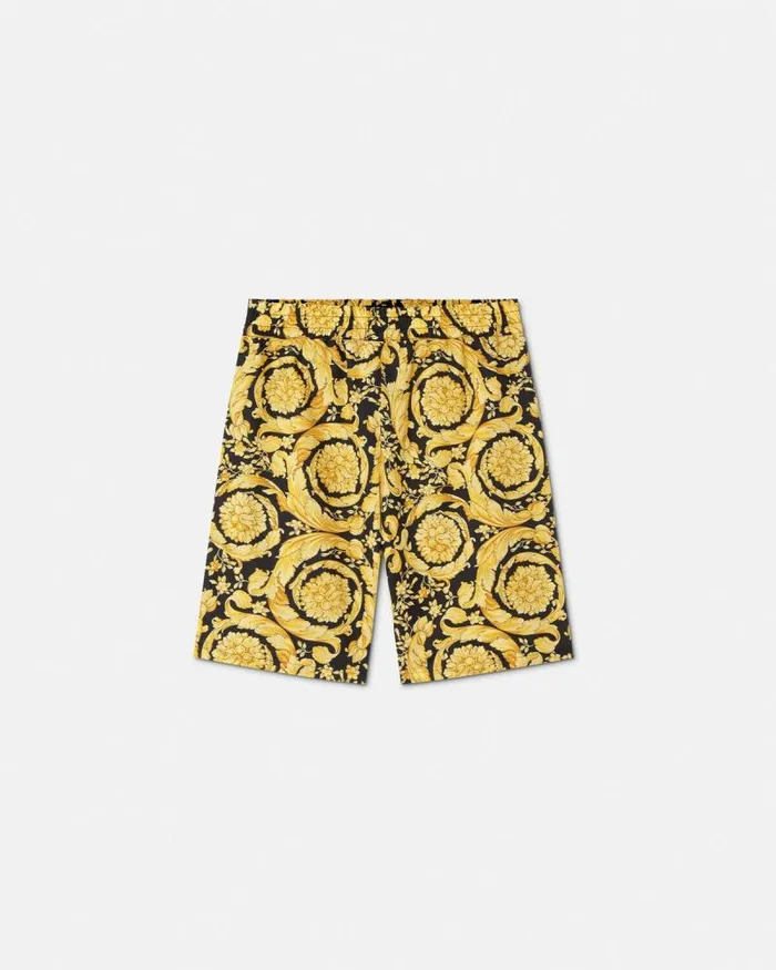 Barocco Kids Shorts Blackprint Children Versace Clothing